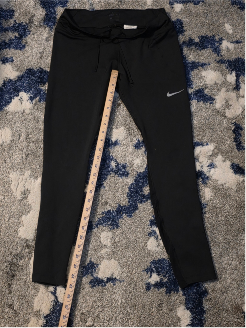 Women's Nike Dri-FIT Athletic Leggings Black Size L